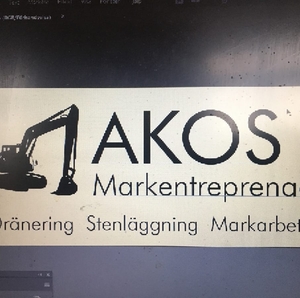 AKOS Markentreprenad logo