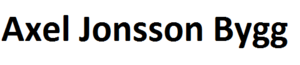 Axel Jonsson Bygg logo