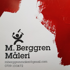 M Berggren måleri logo