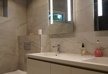 Renovering i ett hus i Trångsund