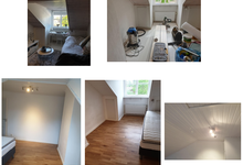 Interior decoration and oak wood floor installation - Höglandstorget, Bromma, Stockholm