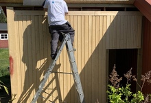 Utbyggnaden till ett garage