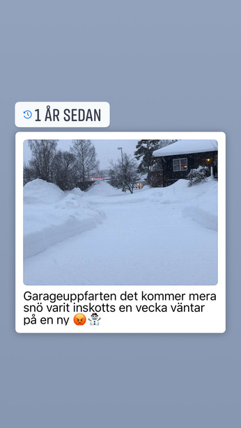 Bild för uppdrag: Snöröjning av garageuppfart i Söderhamn