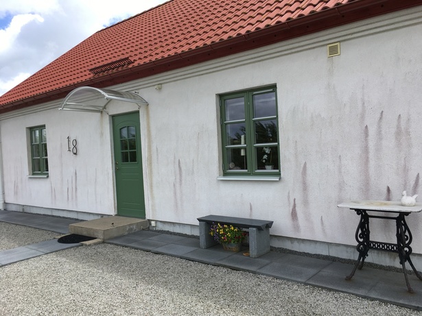 Målning av fasad på 2 st hus i Ystad