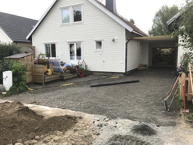 Bild för uppdrag: Fasadrenovering av ett hus på Ekerö