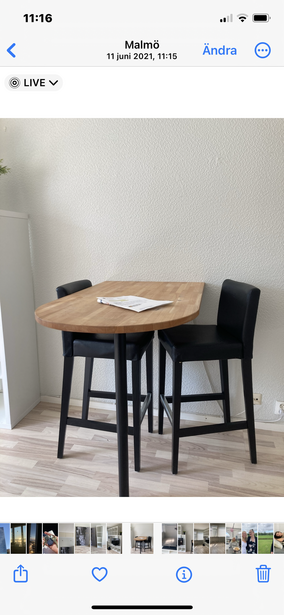 Montering av tre Ikea högskåp med överskåp samt en akustikpanel i Malmö