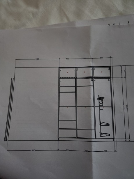 Montering av tre Ikea högskåp med överskåp samt en akustikpanel i Malmö